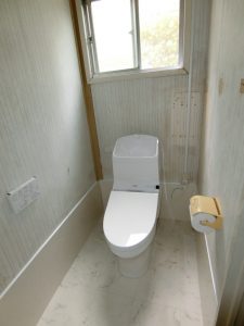 鹿児島県　姶良市　Ｅ様邸　トイレリフォーム工事　和式から洋式トイレ　ＴＯＴＯ　ＨＶ