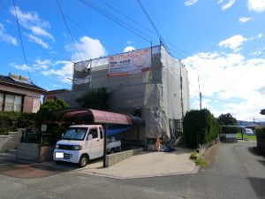 鹿児島県　霧島市　Ｄ様邸　屋根外壁塗装工事　スーパームキコート　耐候年数　20年タイプ