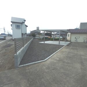 台風でも心配のいらない折板カーポート　鹿児島県霧島市　M様邸　外構エクステリア