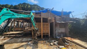 第2回：鹿児島市古民家再生！スケルトン解体・片流れ屋根・壁新設工事の詳細【姶良市・霧島市対応リフォームニシキ】